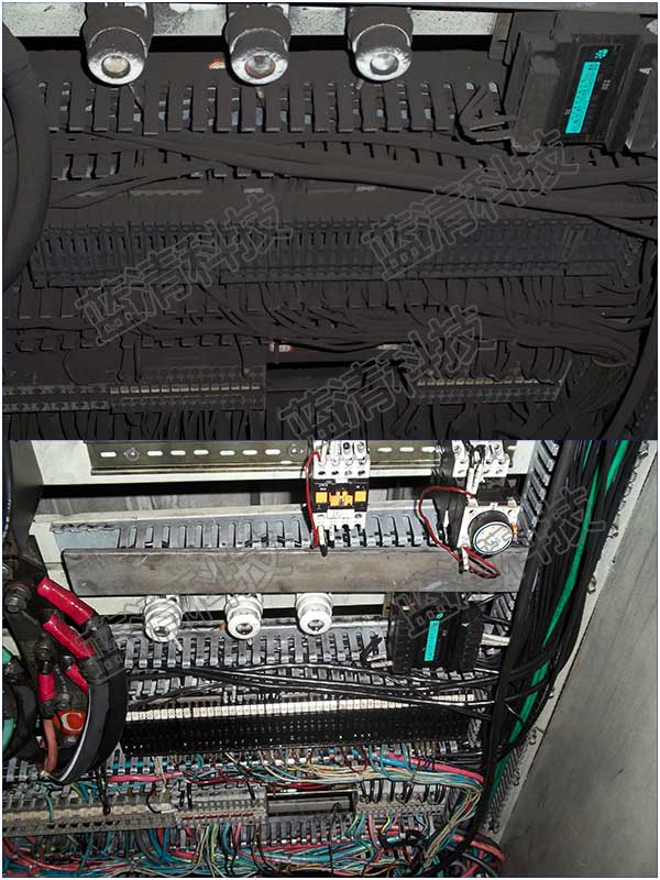 低壓配電柜帶電清洗前后